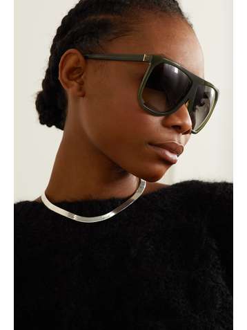 LOEWE Filipa oversized D-frame acetate sunglasses