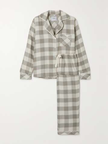 RAILS Clara gingham voile pajama set