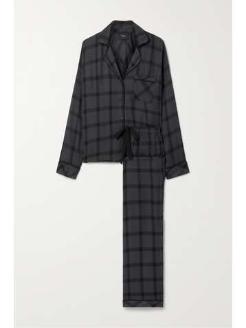 RAILS Clara checked flannel pajama set