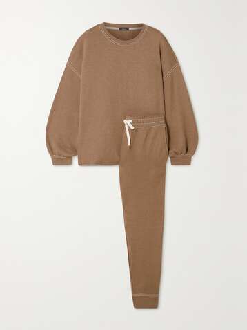 RAILS Reeves Oakland cotton-blend jersey sweatshirt and track pants set