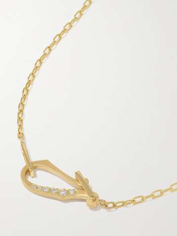 JADE TRAU Lola 18-karat gold necklace