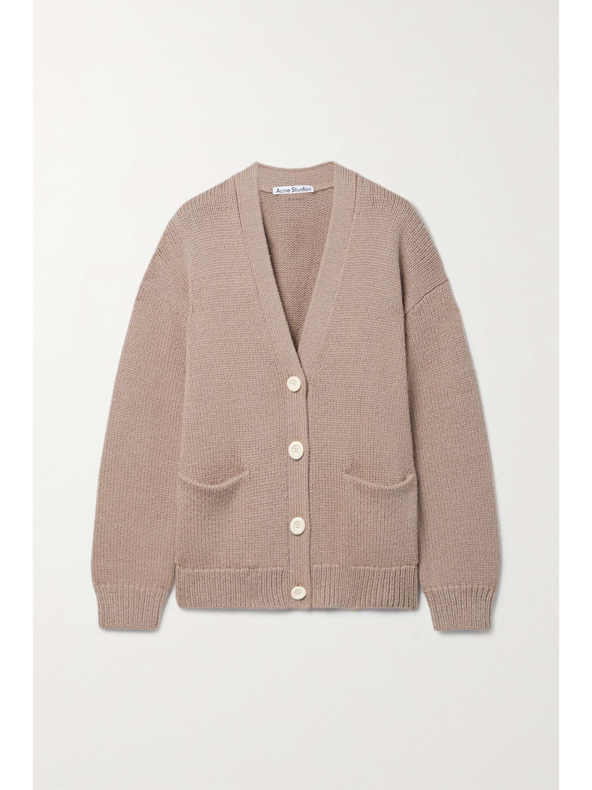 Light brown Wool-blend cardigan | ACNE 