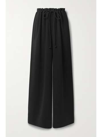 PROENZA SCHOULER Gathered crepe wide-leg pants