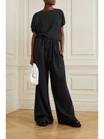PROENZA SCHOULER Gathered crepe wide-leg pants