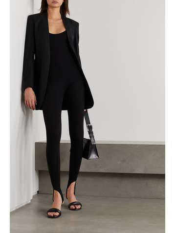 LESET Rio stretch-ponte stirrup jumpsuit