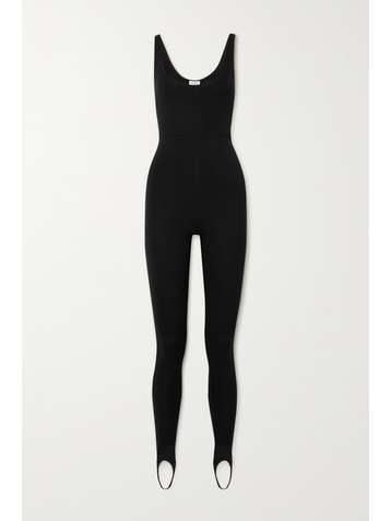 LESET Rio stretch-ponte stirrup jumpsuit