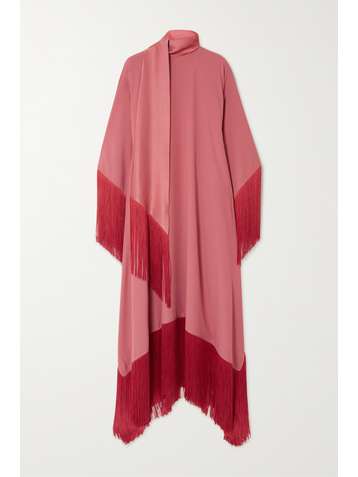 TALLER MARMO Mrs. Ross fringed crepe kaftan