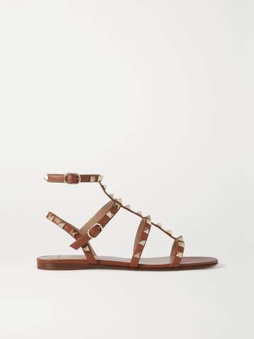 VALENTINO Valentino Garavani Rockstud leather sandals