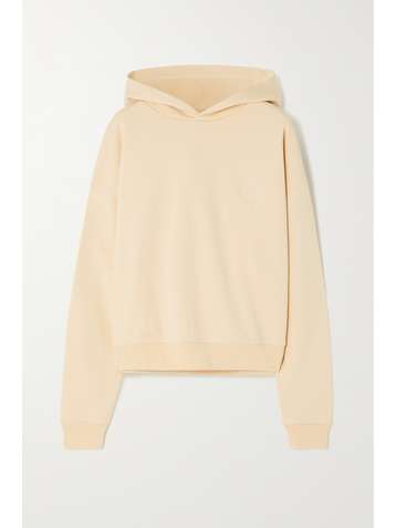 FRAME + Ritz Paris Hoodie aus Baumwoll-Jersey mit Stickerei