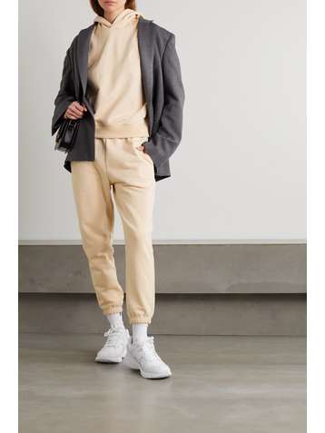 FRAME + Ritz Paris Hoodie aus Baumwoll-Jersey mit Stickerei