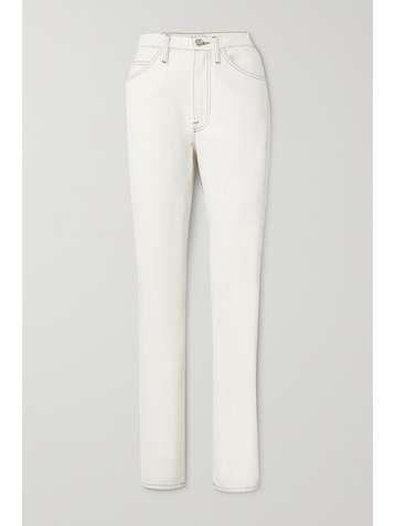 FRAME + Ritz Paris True high-rise straight-leg jeans