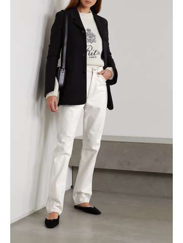 FRAME + Ritz Paris True high-rise straight-leg jeans