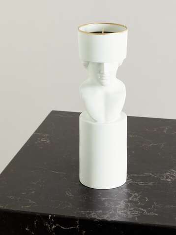GINORI The Scholar porcelain candle holder