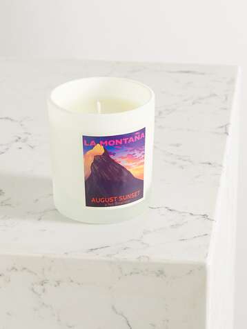 LA MONTAÑA August Sunset scented candle, 220g