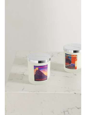 LA MONTAÑA August Sunset scented candle, 220g