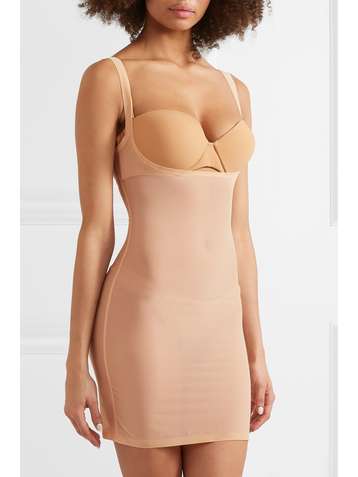 WOLFORD Forming stretch-tulle slip