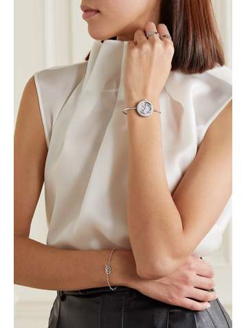 GUCCI Gucci Play 26mm 18-karat white gold and diamond watch