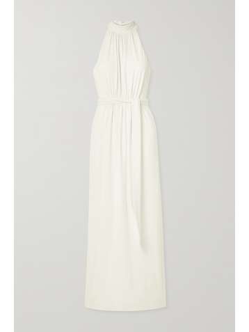 HALSTON HERITAGE Robe de mariée en jersey stretch à ceinture