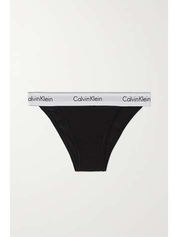 CALVIN KLEIN Culotte en jersey de coton mélangé