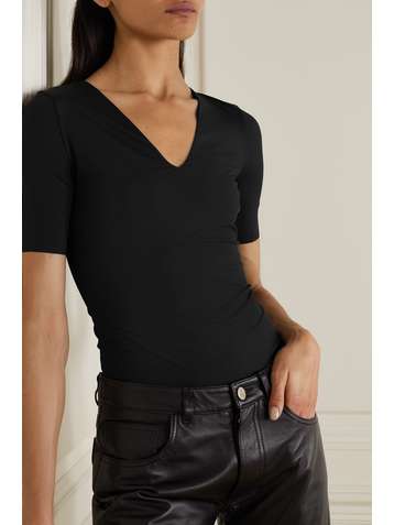 WOLFORD Vermont String-Body aus Stretch-Jersey