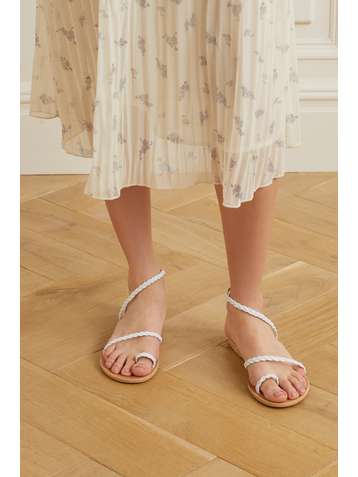 ANCIENT GREEK SANDALS Sandales en cuir tressé Eleftheria