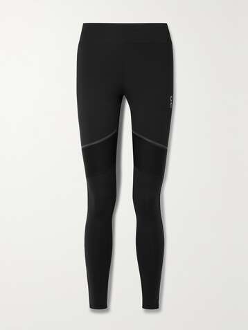ON Leggings aus Stretch-Material mit recycelten Fasern