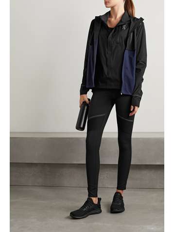 ON Leggings aus Stretch-Material mit recycelten Fasern