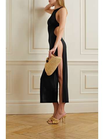 AGENT PROVOCATEUR Donia cutout stretch-jersey maxi dress