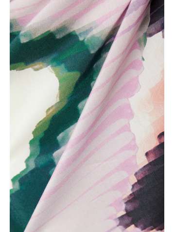 ERES Tournesol printed cotton and silk-blend voile pareo