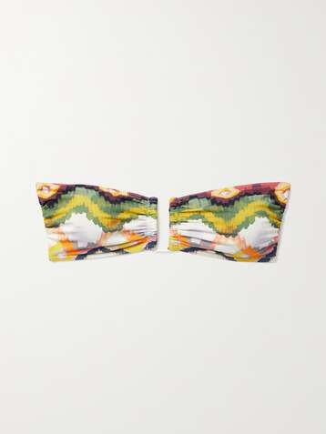 ERES Haut de bikini bandeau imprimé Fruit