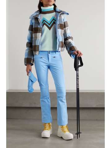 PERFECT MOMENT Alpine intarsia merino wool turtleneck sweater