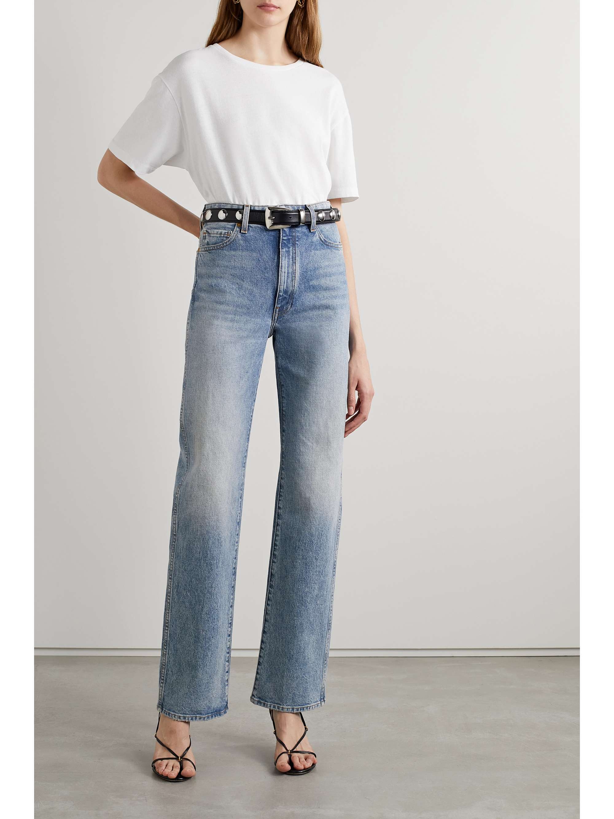 KHAITE Mae cotton-jersey T-shirt