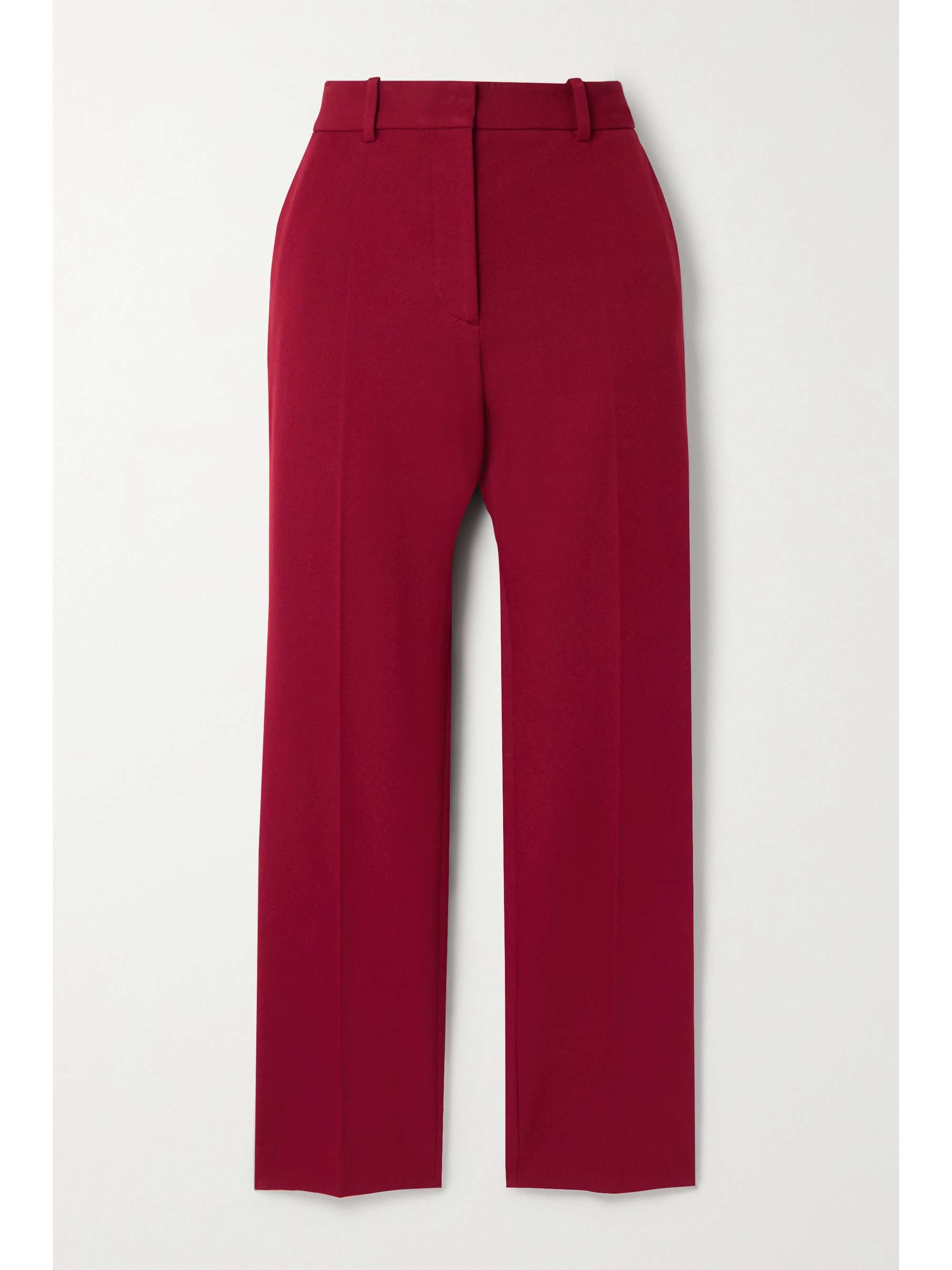 Red Coleman cropped gabardine slim-leg 