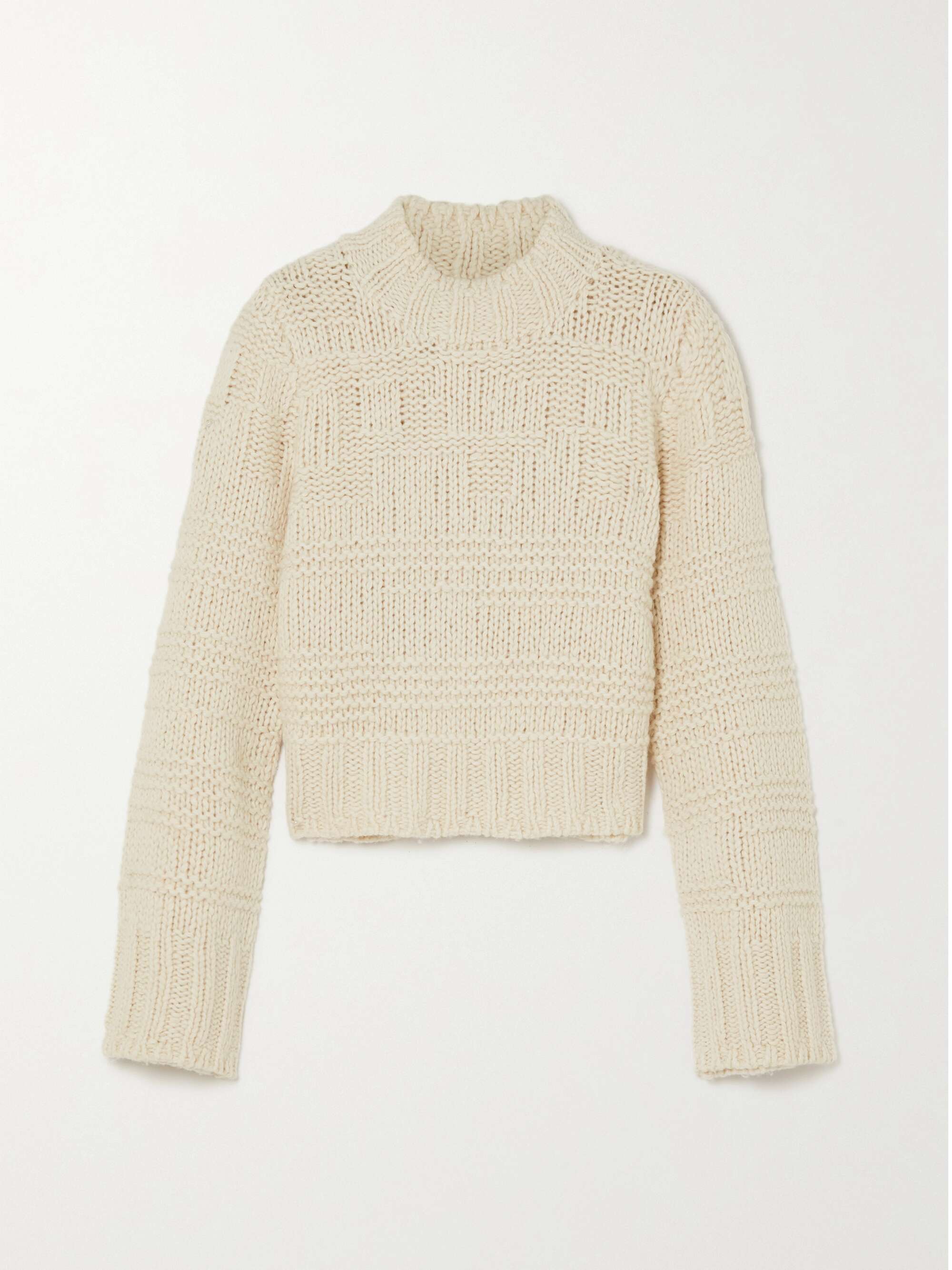 Målestok lov færdig JOSEPH Merino wool, cotton and alpaca-blend sweater | NET-A-PORTER