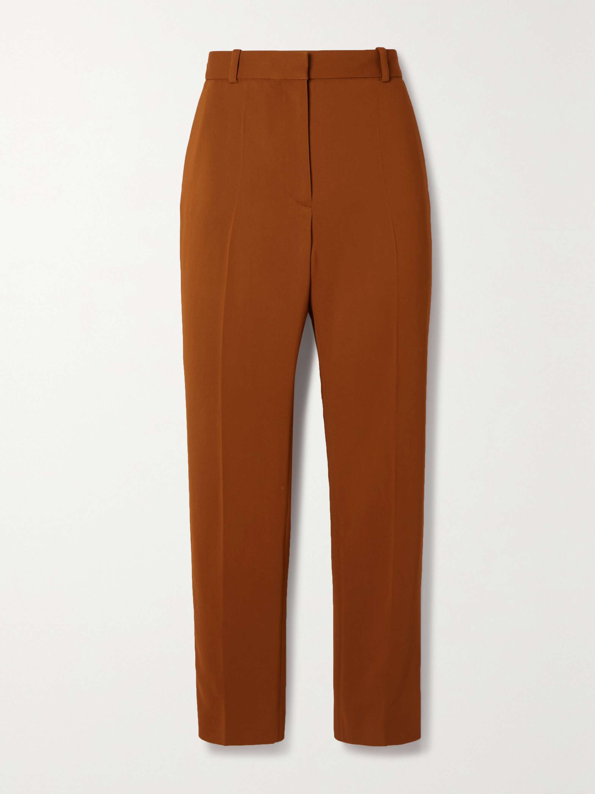 Brick Coleman cropped cady slim-leg 