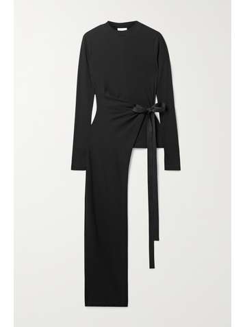 ROSETTA GETTY Asymmetric cotton-jersey top