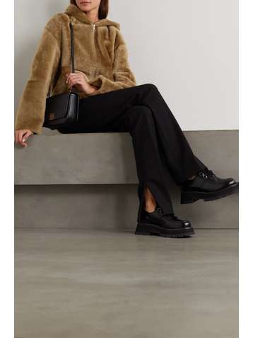 YVES SALOMON Hooded shearling jacket