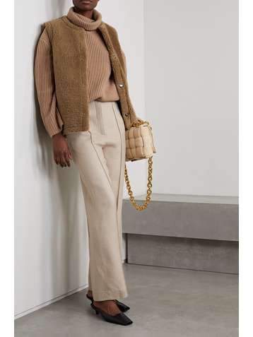YVES SALOMON Shearling vest
