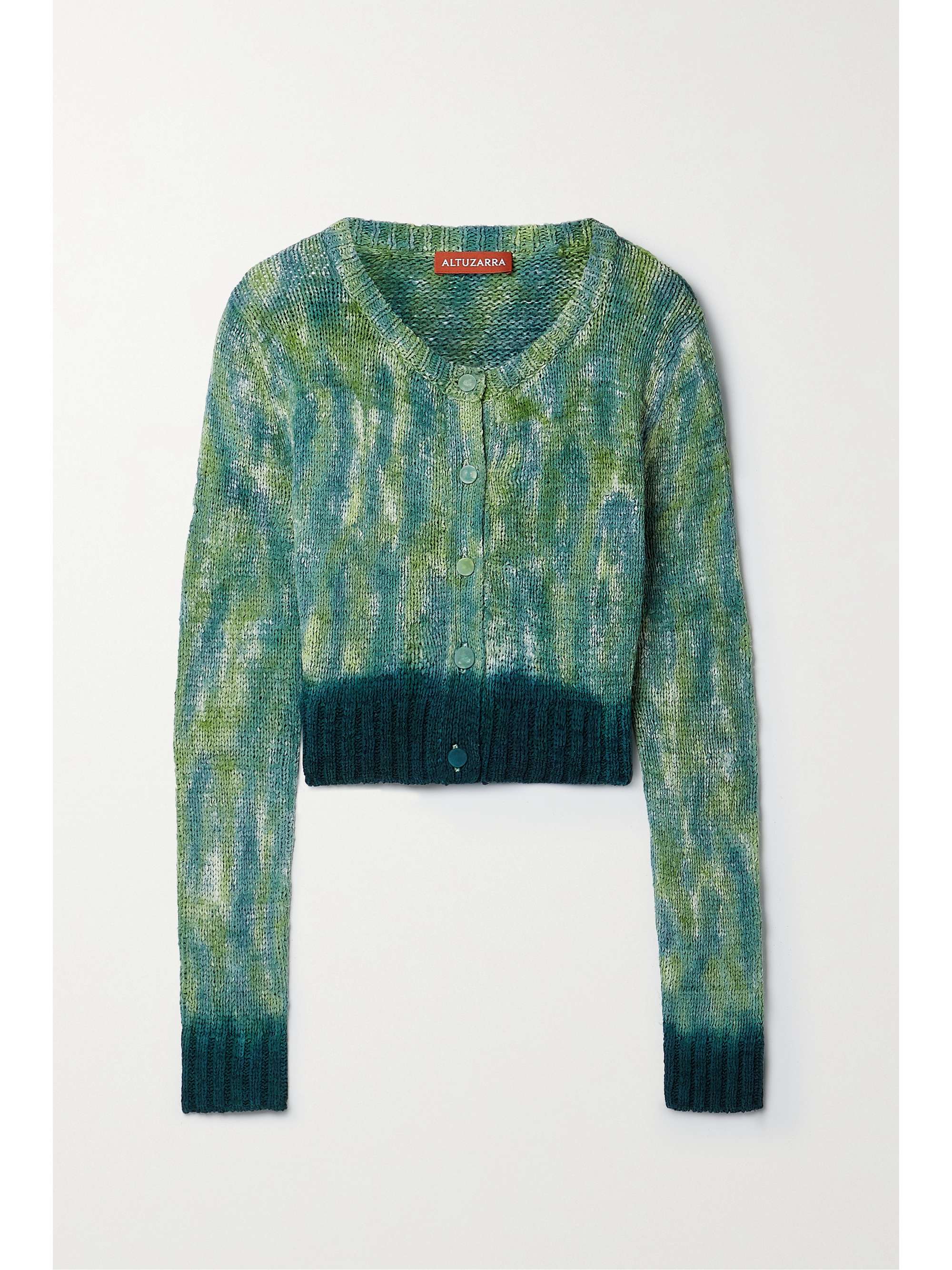 ALTUZARRA Stiles cropped silk cardigan | NET-A-PORTER