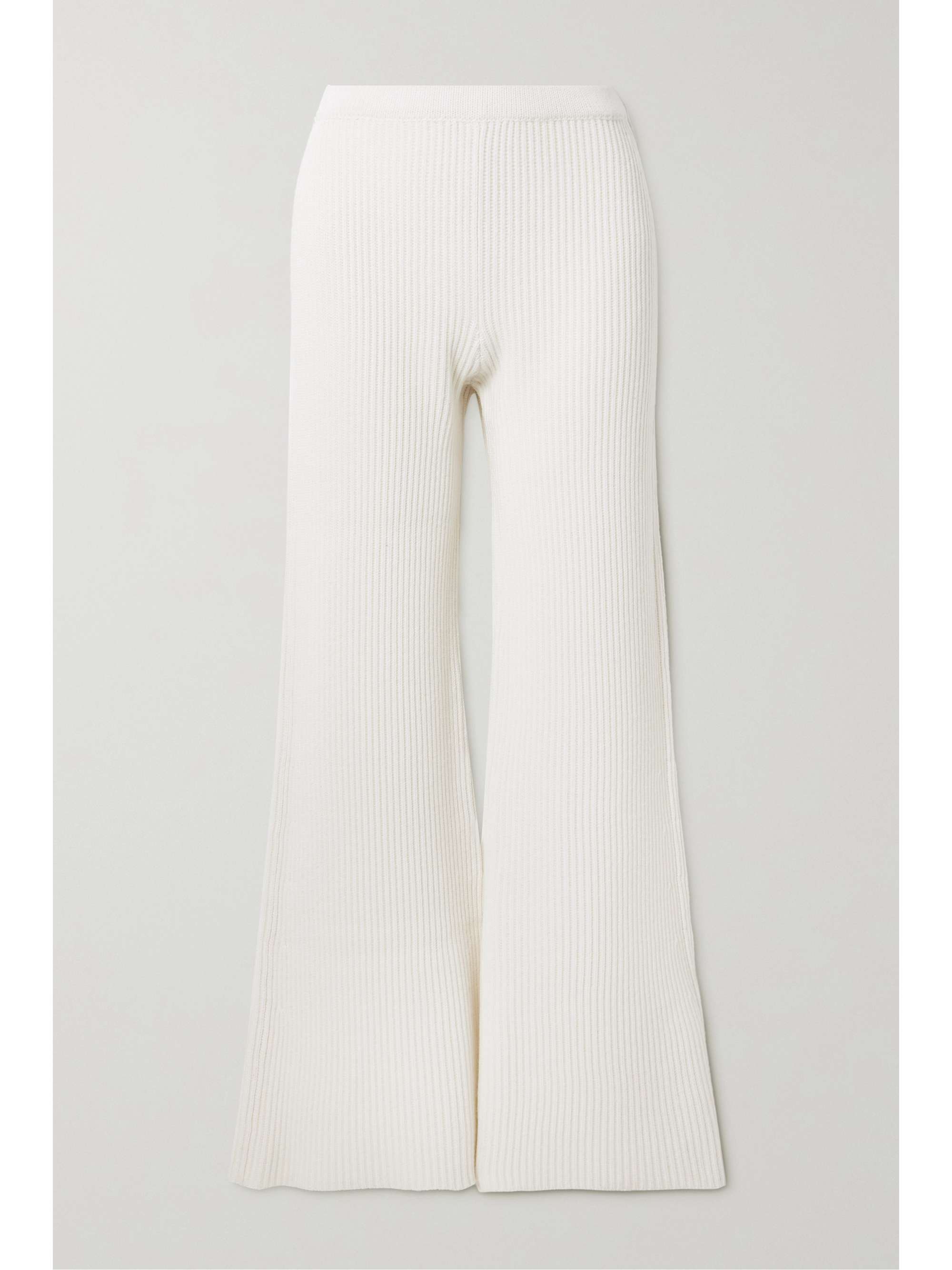 Ivory Nadia cashmere and silk-blend 