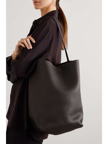 THE ROW N/S Park textured-leather tote