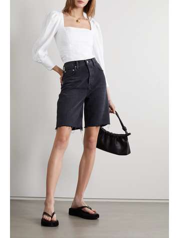 REFORMATION Stilton linen top