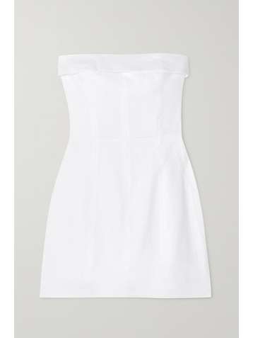REFORMATION Madilyn strapless linen mini dress