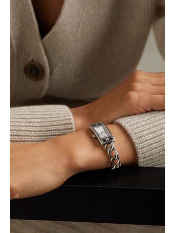 HERMÈS TIMEPIECES Nantucket 17mm very small stainless steel watch