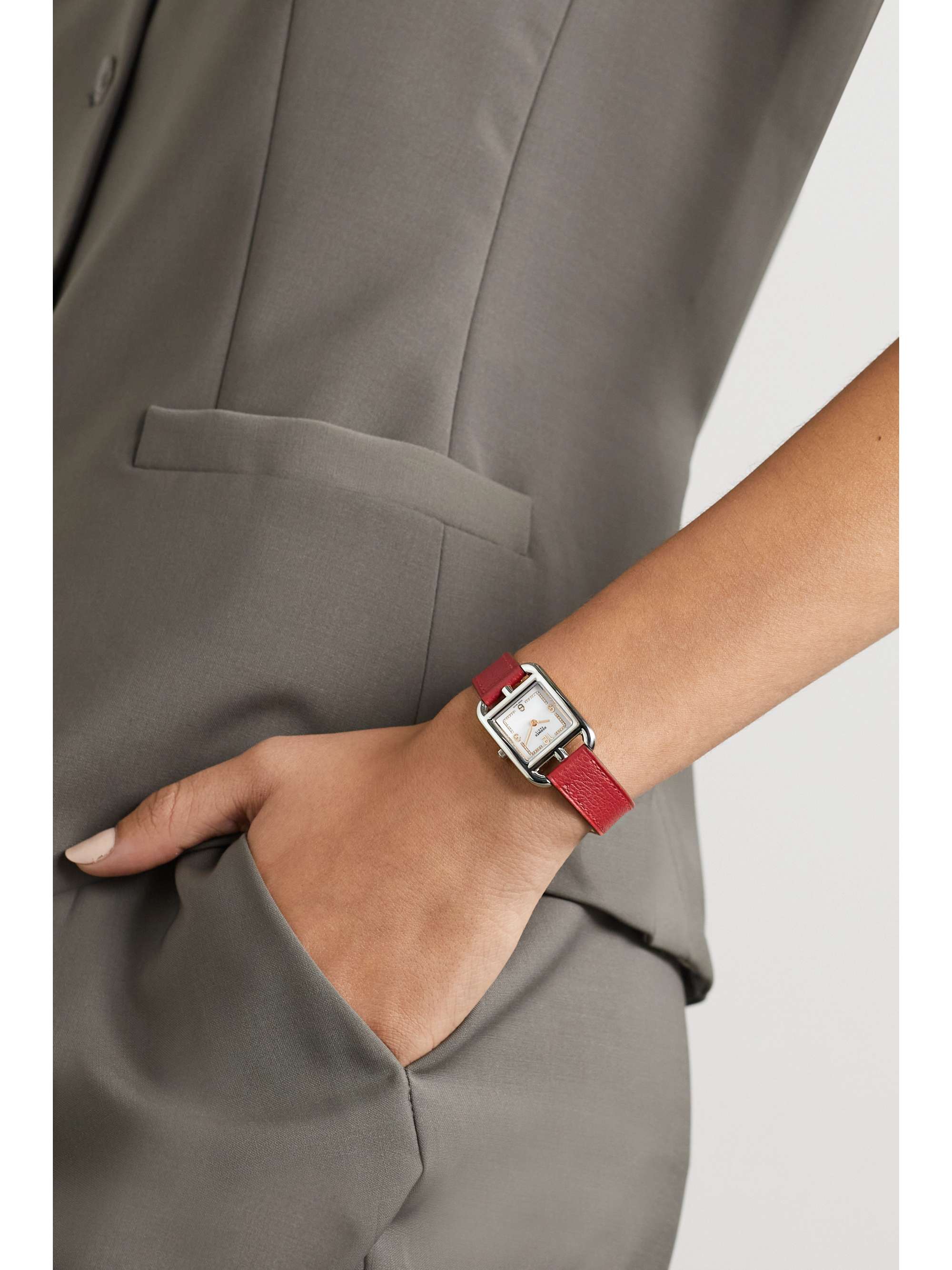HERMÈS TIMEPIECES Cape Cod Tour 23mm leather watch strap