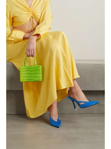 THE ATTICO Anais cutout satin mules