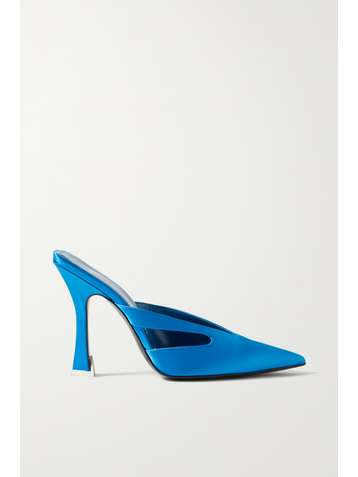 THE ATTICO Anais cutout satin mules