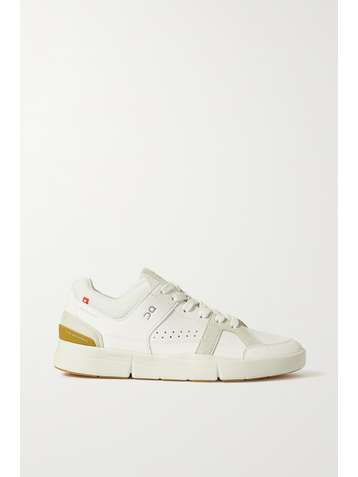 ON The Roger Clubhouse Sneakers aus Kunstleder, Velourslederimitat und Mesh