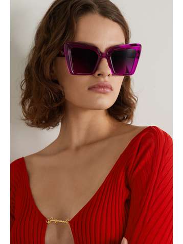 JACQUES MARIE MAGE Sly cat-eye acetate sunglasses