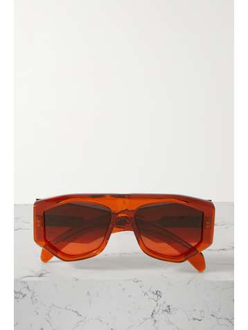 JACQUES MARIE MAGE Bolan aviator-style acetate sunglasses